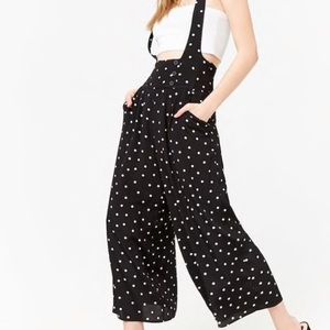 Forever 21 Polka Dot Overalls